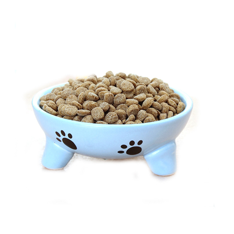 China Ceramics Pet Food Feeder Rounded Shape For Gift / Home Decor / Souvenir factory