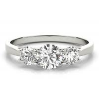 China 1.0 Carat 9K Silver Ring 925 Sterling Silver Material with Moissanite ODM factory