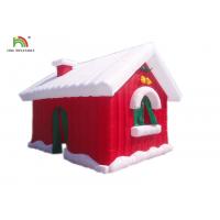 China 5*4*4 m Inflatable Advertising Products Festival Decoration Christmas Red House Tent factory