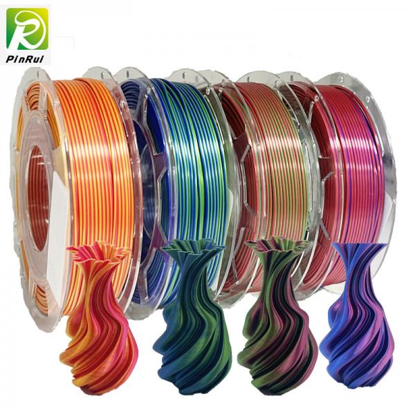 Quality Silk 1.75 Mm 3d Printer Dual Color Pla Filament 2 Color for sale