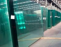 China Ultra Clear 5mm Low Iron Printed Glass with Black Boarder RAL9005 Toughened Glass Panels factory