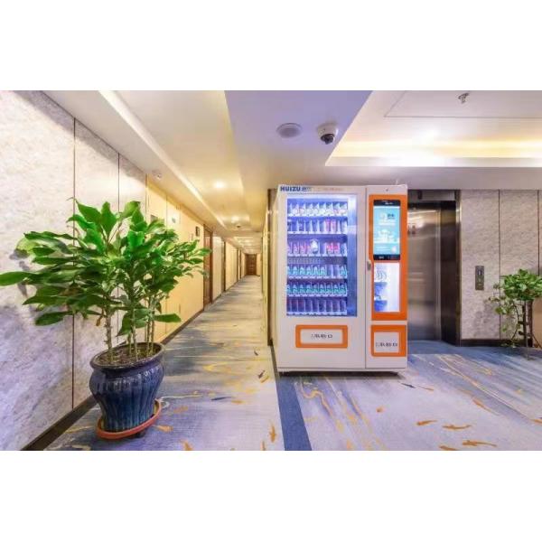 Quality Intelligent Credit Card Milk Drinks Orange Juice Vending Machine With Touch for sale
