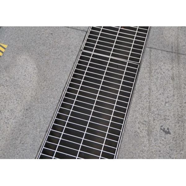 Quality 25 X 5 Heavy Duty Grating Cover , ISO SGS Certificate Driveway Trench Drain Grates for sale