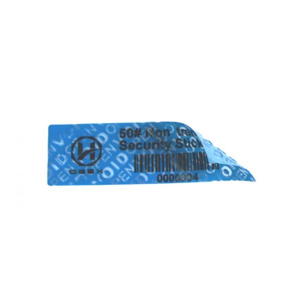 Quality Non Transparent Barcode Security Sticker Labels With White Layer Coated for sale
