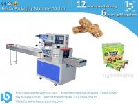 China Best Price Pillow Type Chocolate Granola Protein Bar Packing Machine Automatic Bread Bar Soap Mushroom Packaging Machine factory