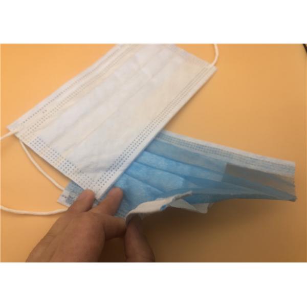 Quality Breathable Disposable Non Woven Face Mask / Non Toxic Disposable Pollution Mask for sale