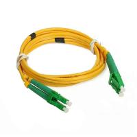 Quality Simplex Single Mode Optical Fiber Cable OS2 LC APC To LC APC Fiber Optic Patch for sale