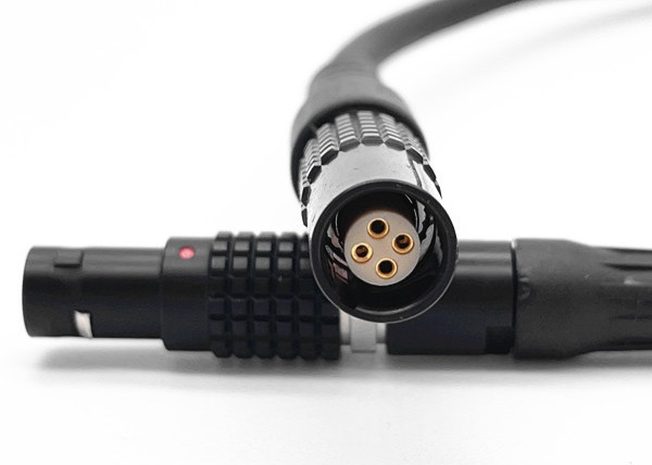 Quality Lemo 4pin Male To Female Black Color AVNS Molded Cable For Night Vision System for sale