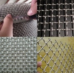 China 30m OEM Galvanized Crimped Wire Mesh In Screening And Filtering factory