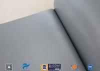 China Waterproof Fire Resistant 300g Gray PVC Coated Heat Resistant Fiberglass Fabric factory