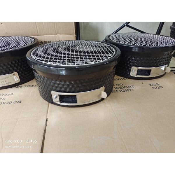 Quality BBQ Ceramic Kamado Table Grill 330MM Charcoal for sale