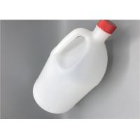 China Medical Handled HDPE Water Bottle , Plastic Water Bottles With Red Screw Cap factory