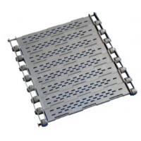 Quality Punched Wire Mesh Conveyor Belt Stainless Steel Chain Plate With Baffle for sale