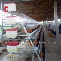 Quality 3.5mm 3 Tiers 4 Tiers Poultry Battery Cage System 20 Years Lifespan In Nigeria for sale