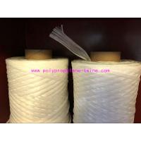 China White Cable Filler Yarn , PP Fibrillated Yarn Winding In Paper Tube Packing factory
