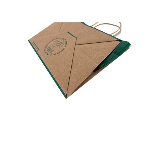 Quality Recycled CMYK Eco Paper Packaging bag 15*8*21cm ISO9001 for sale