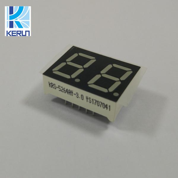 Quality Ultra Red 0.56in Dual Digit 7 Segment Display Common Anode For Digital Indicator for sale