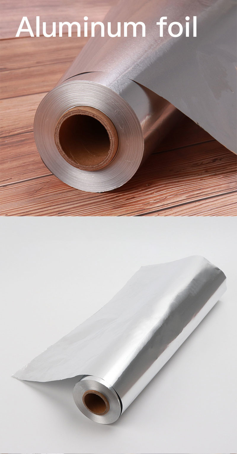 China Heavy Duty Disposable Kitchen Tin Foil Aluminum Foil Paper Roll For Food Packing factory