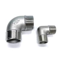 China 304 Stainless Steel Outer Wire Elbow 90 Degrees Outer Tooth Elbow Right Angle Outer Thread Plumbing Fittings Joint 4 Min factory
