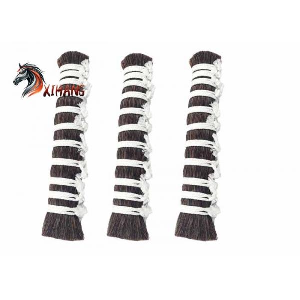 Quality Strong Tensile Black Natural Horse Hair Horse Tail Hair Extensions for sale