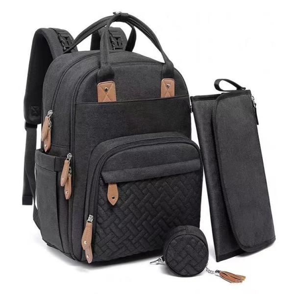 Quality Convenient Multifunctional Mommy Diaper Bag Oxford Cloth Stylish Mother Bag for sale