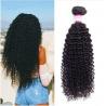 China Afro Curly 100% Brazilian Human Virgin Hair Weft Extensions Natural Color factory