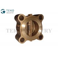 china Solid Lug Brass Material Wafer Check Valve , Retainerless Non Return Check Valve