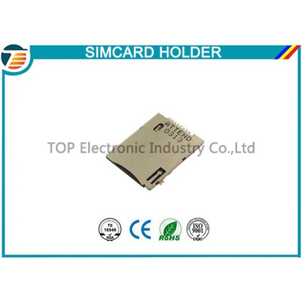Quality Gold ATTEND SIM CARD Socket SIM Card Holder 115A-ADA0-R02 for sale