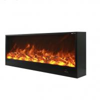 China 1300mm Electric Inbuilt Fireplace TV Stand Pure Decoration Tempered for sale