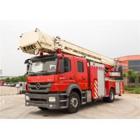 China 32m 6×4 Aerial Fire Truck with Telescopic Ladder used for rescue & Fire Fighting factory