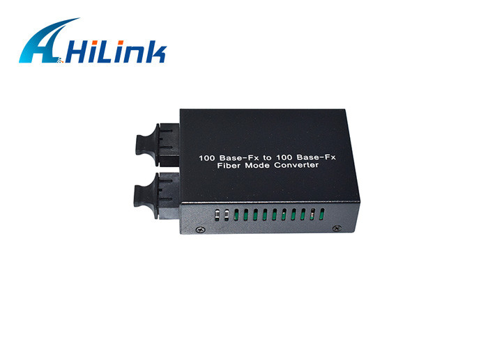 China 100Base 20km 1310nm Fiber Ethernet Media Converter DC 5V SC factory