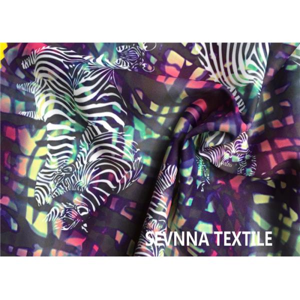 Quality Digital Printing Recycled Swimwear Fabric 225gsm-230gsm With Animal Patterns for sale