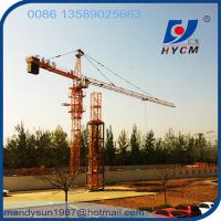 China Algerie Popular 4t Small Tower Crane for sale