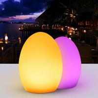 China Bedroom LED Egg Table Lamp USB Rechargeable With Lithium Battery factory