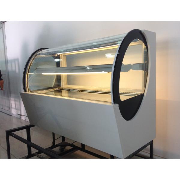 Quality 115L Commercial Baking Equipment Cake Display Showcase Pastry Glass Display for sale
