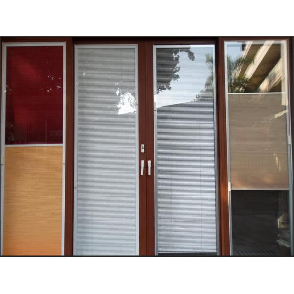 Quality Door With Built In Mini Blinds Between Glass 5 19A 5MM Sound Insulatioin 2.1M for sale