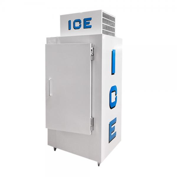 Quality Gas Station Outdoor Ice Merchandiser Freezer Solid Door Digital Temperature Control for sale