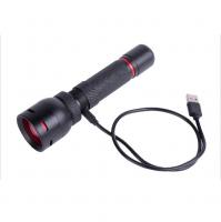 China Tactical Rechargeable Led Flashlight Aluminum Zoom Torch 500 Lumens 3 Modes factory