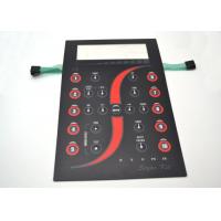china Customized Tactile Membrane Switch Keyboard With Clear Display Window 165x227mm