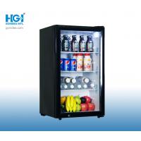 Quality 98L 94W 60Hz Glass Small Drinks Display Fridge Cooler Auto Defrost for sale