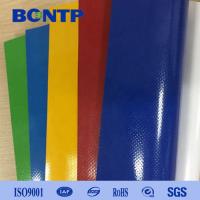 China Flexible 1000Dx1000D 550G PVC Laminated Tarpaulin For Car Side Awning Tent factory