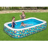 China Three Rings Inflatable Family Swimming Pool For Home Backyard factory