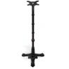 China Bistro Table base Black Ornamental Iron Parts Table base Solid Cast Iron Table leg factory