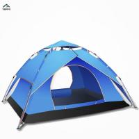 China Camping 2-3 Person Waterproof Tent , Windproof Double Layer Pop Up Tent factory