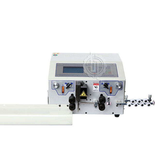 China Single Core Wire Cutting & Stripping Machine for PVC PU TPE FEP cables for sale