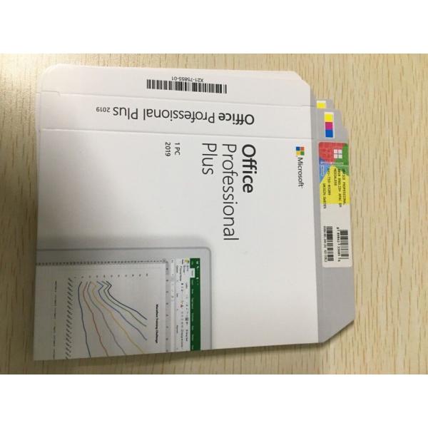 Quality MS Office 2019 home Students 2019 H&S / Plus / H&B Version digital key PKC Box for sale