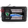 China Double Din 8 Inch VW Jetta Dvd Player , VW Dvd Gps Car Radio Support TPMS Kit factory