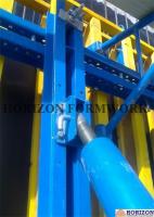 China Q235 Steel Channel Single Sided Wall Formwork Supported By Telescopic Brace factory