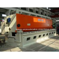 China Hand Hydraulic Guillotine Shear , Guillotine Metal Cutting Machine for sale