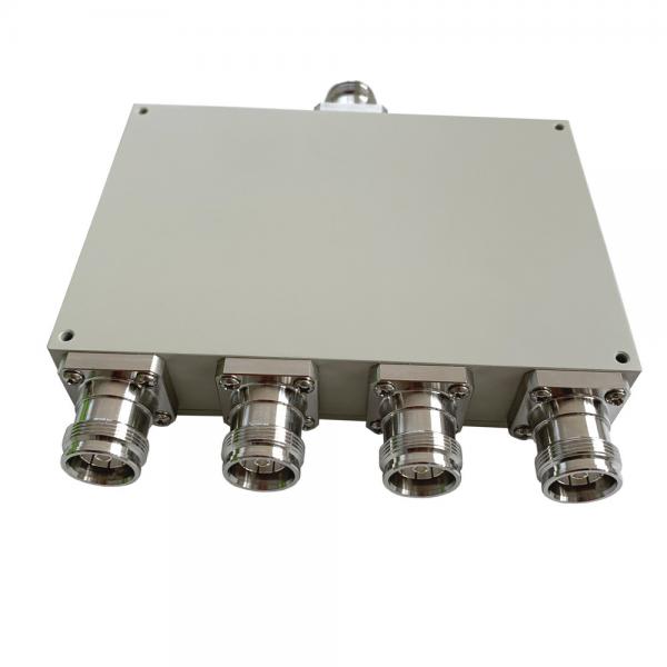 Quality 200W 4.3-10 Female 550 To 2700MHz Wilkinson 4 Way Divider for sale
